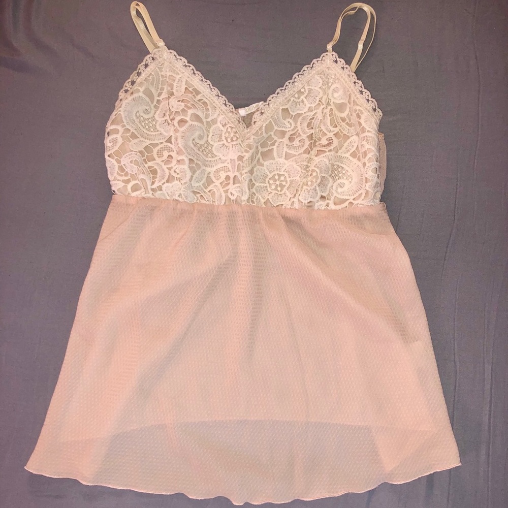 Olive Tree Cute Pink Flowy Top